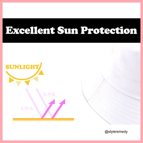 Unisex Packable Bucket Hat with UPF 50+ Sun Protection, 95% Cotton 5% Rayon main image 4